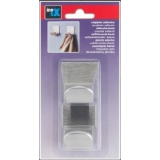 Colgador Hogar 45X40X30Mm Adhesivo Inox Cromo/Mate Inofix 2 Pz