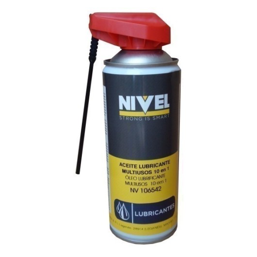 Aceite Lubricante Multiusos Spray 10 En 1 Nivel 400 Ml
