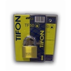 Candado Seguridad  20Mm Arco Largo Laton Tifon  Ifam