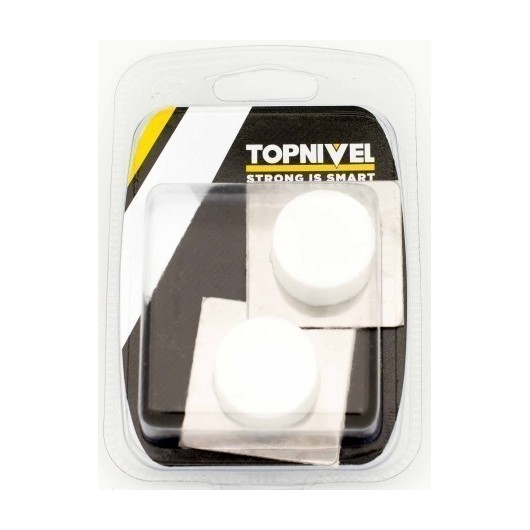 Tope Puerta 45X45X20Mm Adhesivo Bl Clasico Nivel 2 Pz