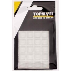 Tope Proteccion Golpes 12,5X12,5X5,8Mm Adhesivo Antidesl Tra Nivel 20 P