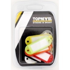 Portaetiqueta Llaves 58X22Mm Plastico Surtido Nivel 8 Pz