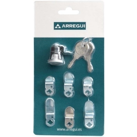 Cerradura Buzon Comunidad Cromo Arregui