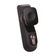 Manivela Puerta  Negro Antipanico Pomo Y Llave Exterio