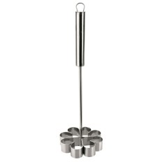 Molde Resposteria 8X3Cm  Inox Flores Ibili