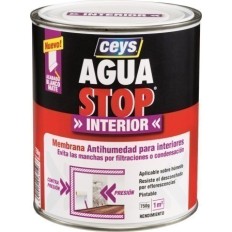 Pintura Antihumedad Int. 1 Kg Blanco Mate Aguastop Ceys