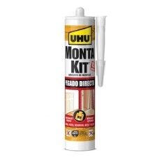 Adhesivo Montaje Profesional 380 Gr Beige Pegado  Montakit Cartucho Uhu