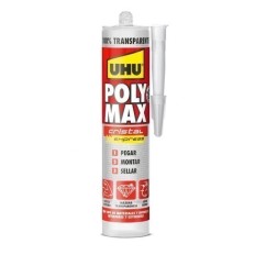 Adhesivo Sellador Polimero 300 Gr Poly Max Cristal Xpress Cartucho
