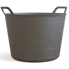 Capazo Construccion 45X45X38Cm 40Lt Plastico negro Nº3 Heavy Duty Rubi-Kangu