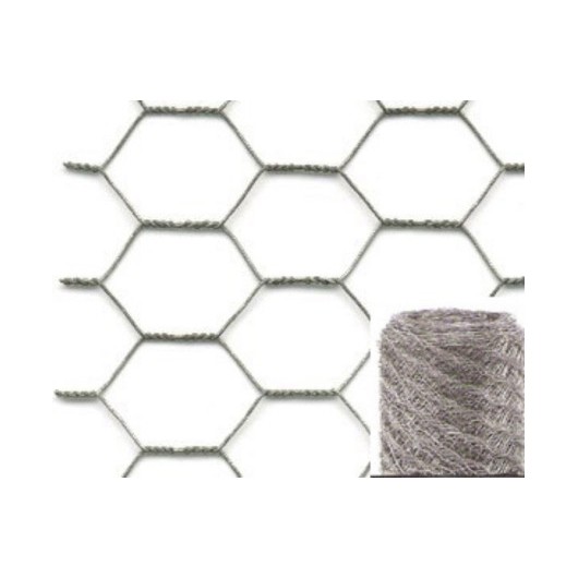 Malla Cercado Triple Torsion 51X0,9Mm 1X50M Acero Galvanizado 