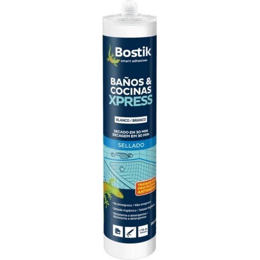 Silicona Acida Cocina/Baño 280 Ml Bl A/M S/R Bostik