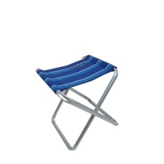 Taburete Pisc. 37X38X45Cm Pleg Natuur Alum/Text Az