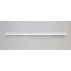 Portavisillo Decoracion 60/100Cm Extensible Presion Metal Blanco 