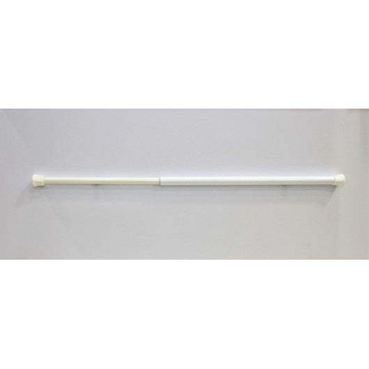 Portavisillo Decoracion 60/100Cm Extensible Presion Metal Blanco 