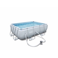 Piscina Pvc Rectangular 282X196X84Cm Cartucho 3662Lt Power Steel 