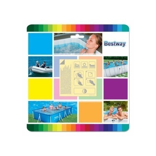 Parche Piscina 6,5X6,5Cm Bestway Bajo Agua 62091 10 Pz