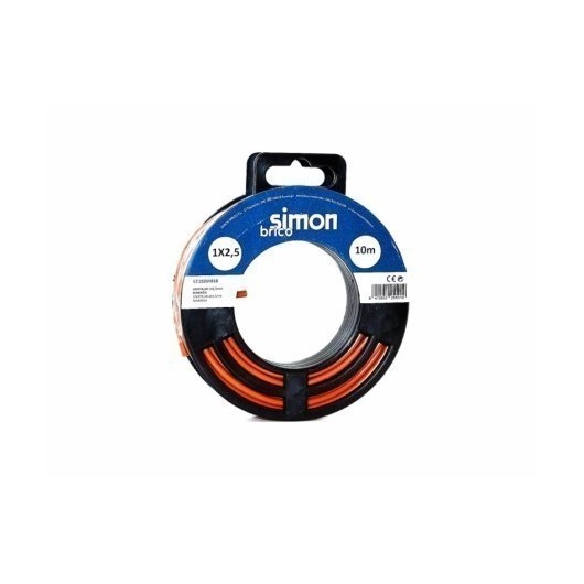 Cable Electricidad 1X2,5  10Mt Hilo Flexible Simon B Marron H07V-K