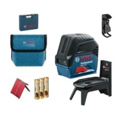 Nivel Medicion  Laser Hasta 15Mt Poroteccion Cruzada Gcl 2-15 + Rm1  Bosch