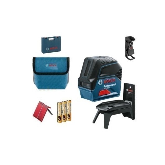 Nivel Medicion  Laser Hasta 15Mt Poroteccion Cruzada Gcl 2-15 + Rm1  Bosch