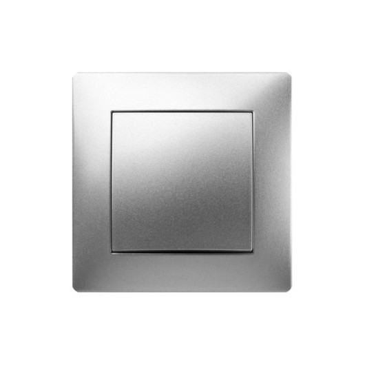 Cruzamiento Electricidad 10A-250V Empotrar Abs Aluminio Habitat 15 Famat