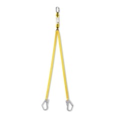Absorbedor  Seguridad  1,80Mt Cinta "Y"/Mosquetones Ergo Shock Stee