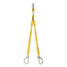 Absorbedor  Seguridad  1,50Mt Elastico Cinta "Y"/Mosquetones Steel