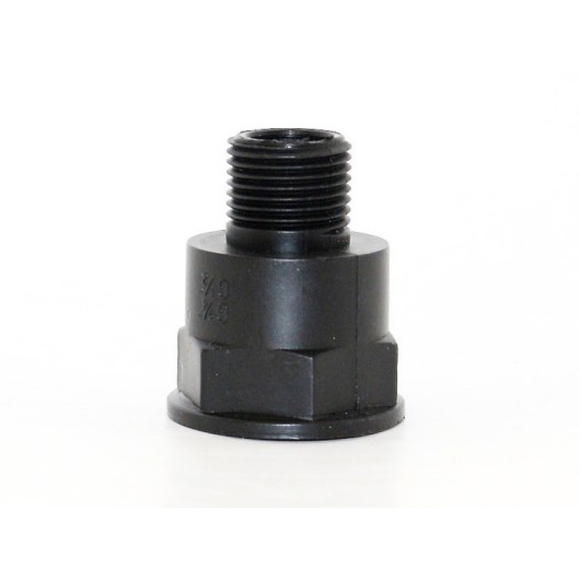 Manguito Riego Reducido H3/4"-M1/2" Fitting Polipropileno 
