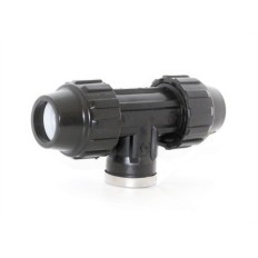 Derivacion Riego Triple  H Ø 25-25-3/4" Fitting Polipropileno Natuur