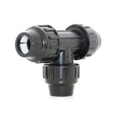 Conector Riego En T 40Mm Igual Fitting Polipropileno Natuur