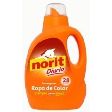 Detergente Limpieza  Liquido  Ropa Color 28 Lavados Norit 1,5 Lt
