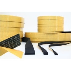 Perfil Adhesivo 20X10Mm Esponja/Neopreno Negro 100 Mt 