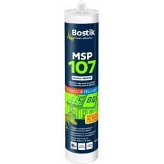 Adhesivo Sellador Polimero 290 Ml Blanco Msp 107 Express Cartucho Bosti