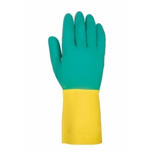 Guante  Quimico M8 622 Latex Verde/Amarillo Juba