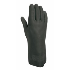 Guante  Quimico S7 Flocado 921 Neopreno Negro Juba