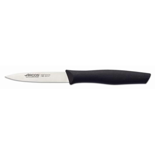 Cuchillo Cocina Mondador 85Mm Mango Polipropileno  Nova Negro  Inox Arcos