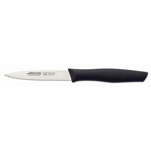 Cuchillo Cocina Mondador 100Mm Mango Polipropileno  Nova Negro  Inox Arcos