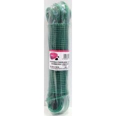 Cuerda Forrada 04Mm Acero/Pvc Verde  Vivah 20 Mt