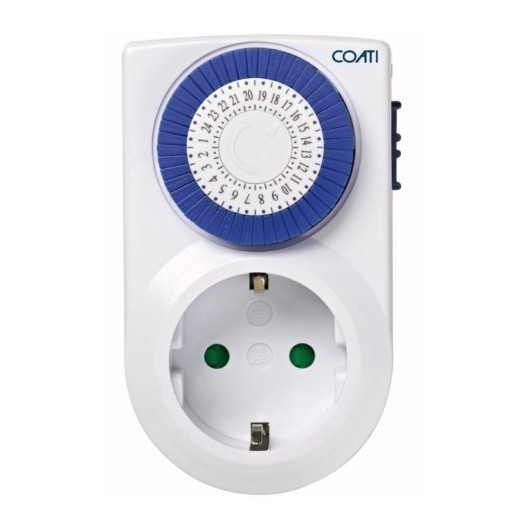 Programador Electrico Analogico Mini Coati Blanco