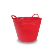 Capazo Agricola 42Lt Polietileno Rojo Plasvidavi