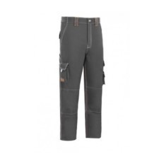 Pantalon Trabajo T48 Algodon/Elas Gris L9000 Vesin