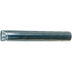 Tubo Estufa 110Mm 0,4Mm Acero Galvanizado Exojo 1 Metro Longitud