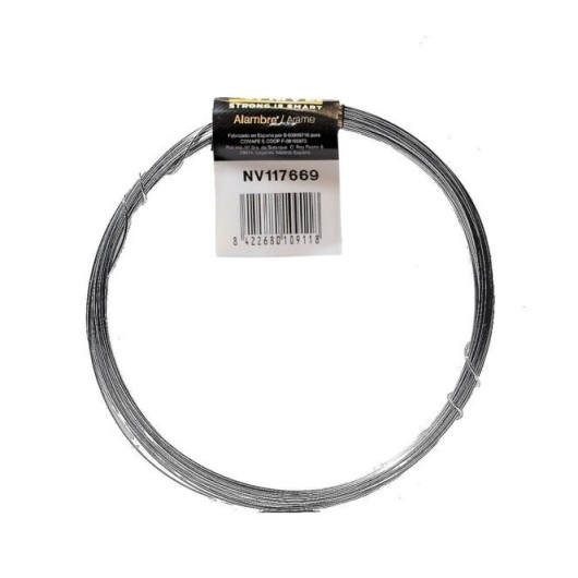 Alambre Nº5 Acero Galvanizado Nivel 500 Gr