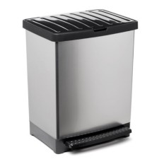 Cubo Basura  Con Pedal 25Lt Polipropileno Metalizado Trend Tatay