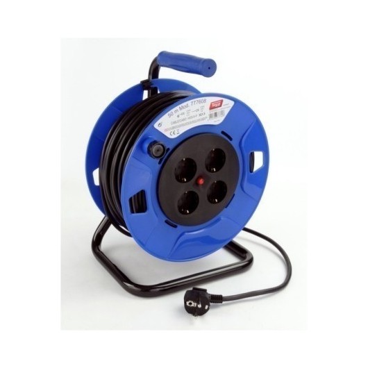 Enrollacable 3X1,5Mm 50Mt 3000V 265Mm Ip20 4T-Tt Termoestato Tayg