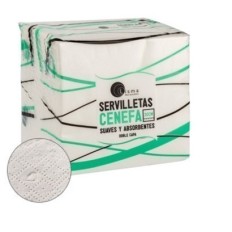 Servilleta Mesa Doble Capa 30X30Cm Papel Cenefa Lisma 100 Pz