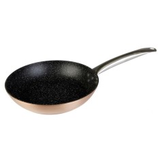Sarten Cocina 28Cm Profesional Cobre Alumuminio Forjado/Teflon/Piedra