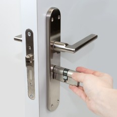 Cilindro cerradura de seguridad tipo pera para puertas