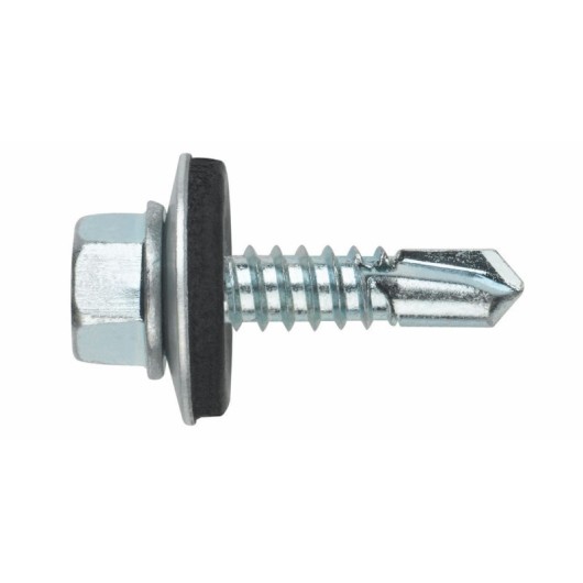 Tornillo Autotaladrante 6,3X140Mm P16 Cinc Index 100 Pz