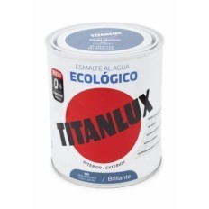 Esmalte Acrilico Brillante 750 Ml Gr/Mgo Al Agua Ecologico Titanlux