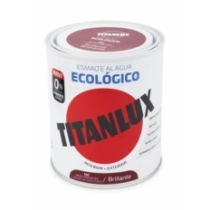 Esmalte Brillante 750 Ml Ro/Car Al Agua Ecologico Titanlux